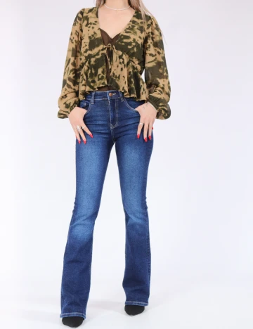 Bluza Only, maro/verde Maro