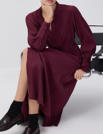 Rochie medie Reserved, pruna