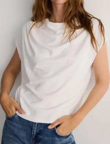 Bluza Reserved, alb Alb