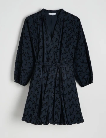 Rochie scurta Reserved, bleumarin inchis