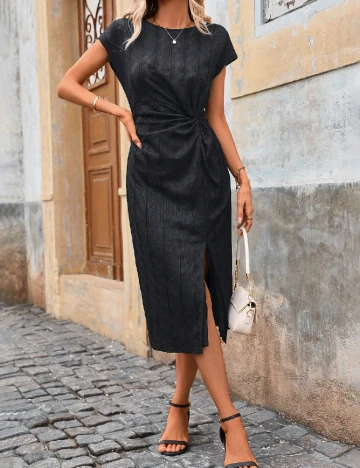 Rochie medie SHEIN, negru Negru