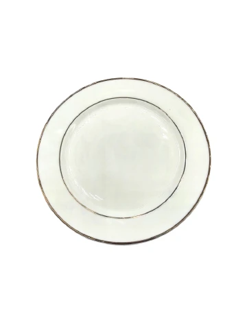 Farfurie Amely Jones, ecru Alb