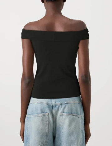 Bluza Pieces, negru