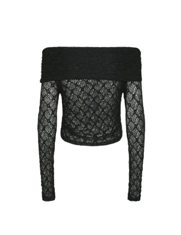Bluza Pieces, negru