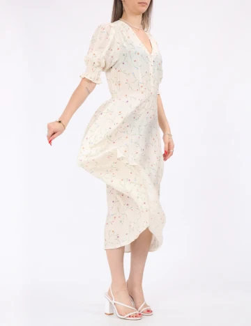Rochie medie Vero Moda, crem Crem