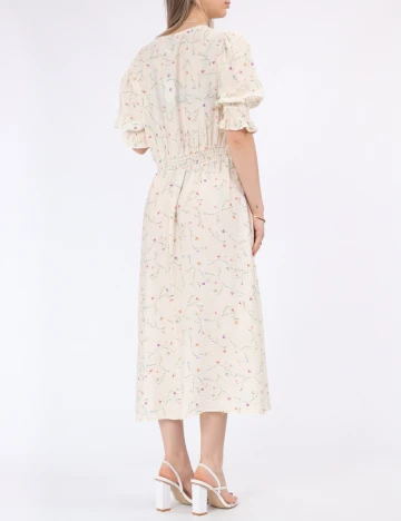 Rochie medie Vero Moda, crem Crem