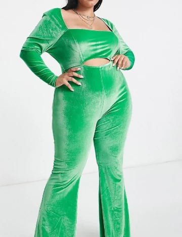 Salopeta the frolic Plus Size, verde Verde