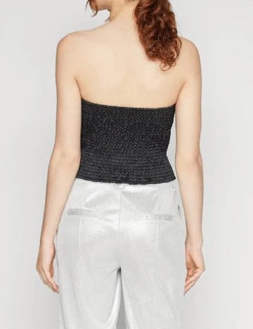 Top Pieces, negru Negru