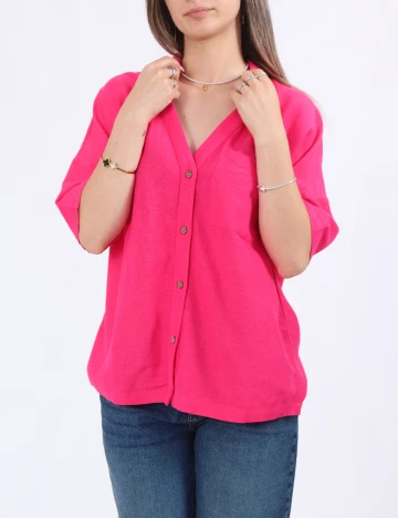 Camasa Vero Moda, roz Roz