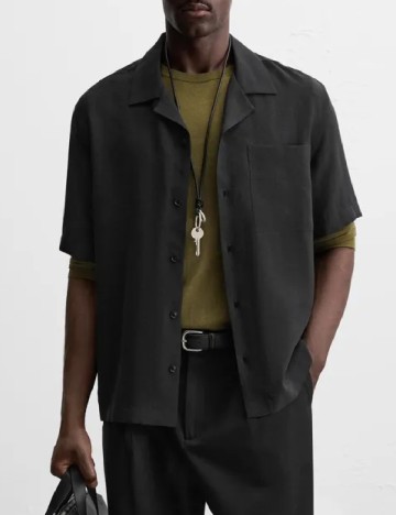 
						Camasa Zara, negru