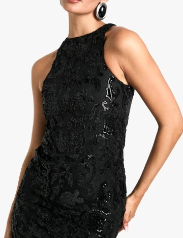 Rochie lunga Boohoo, negru Negru