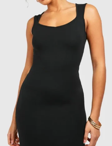 Rochie lunga Boohoo, negru