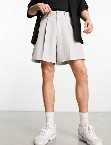 Pantaloni scurti ASOS, gri Gri