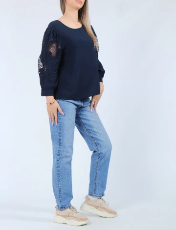 Bluza Vero Moda, bleumarin Albastru