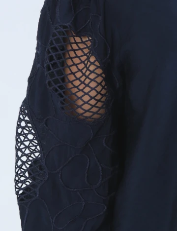 Bluza Vero Moda, bleumarin Albastru