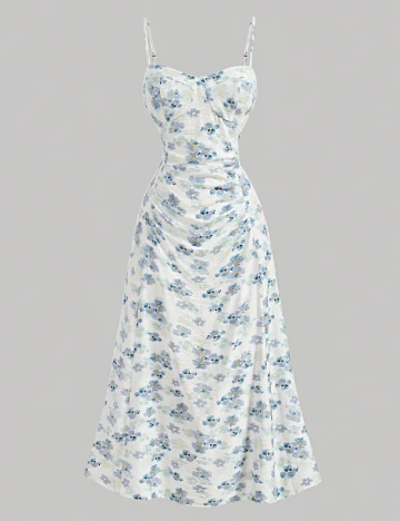 Rochie medie SHEIN, floral print