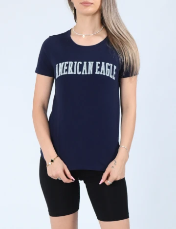 Tricou American Eagle, albastru Albastru