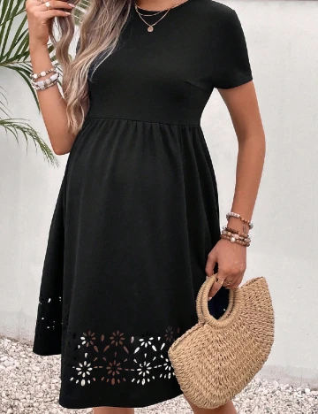 Rochie scurta SHEIN Maternity, negru Negru