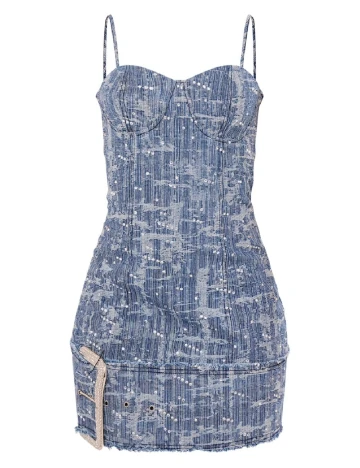 Rochie scurta PRETTYLITTLETHING, albastru