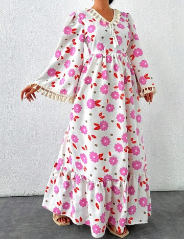 
						Rochie lunga SHEIN, floral print