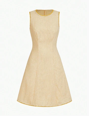 Rochie scurta MOTF, galben