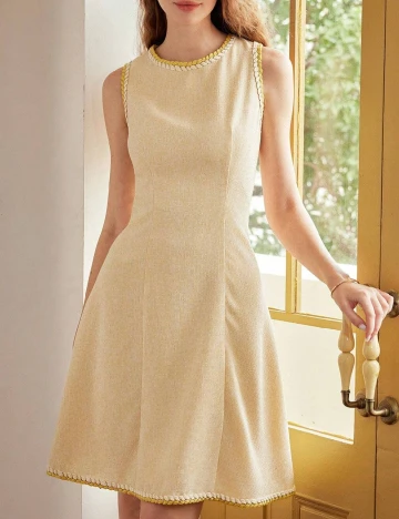 Rochie scurta MOTF, galben