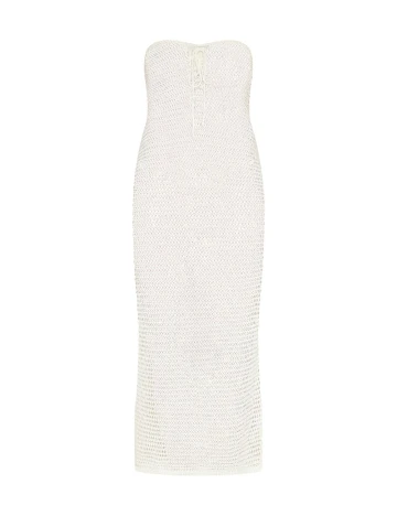 Rochie de plaja PRETTYLITTLETHING, ecru