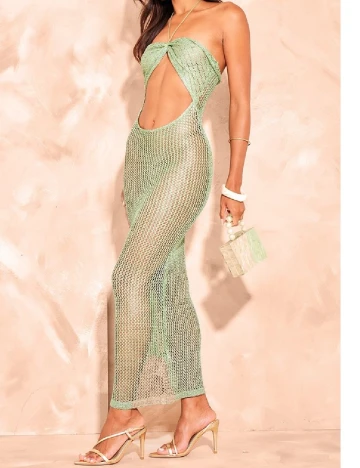 Rochie de plaja PRETTYLITTLETHING, verde Verde