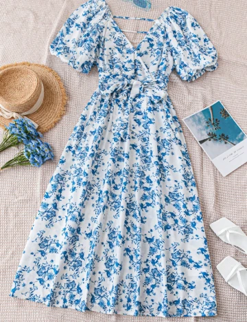 Rochie lunga SHEIN, alb Alb