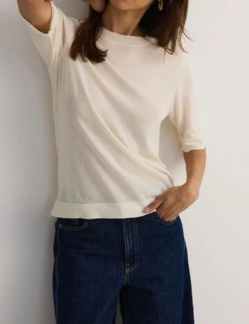 Bluza Reserved, crem Crem