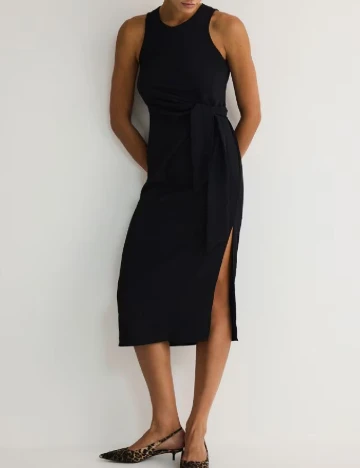 Rochie medie Reserved, negru Negru