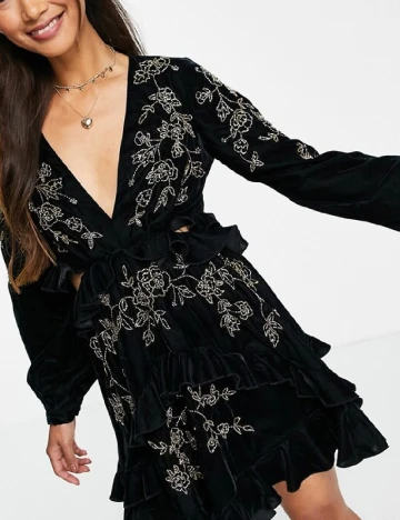 Rochie scurta ASOS, negru Negru