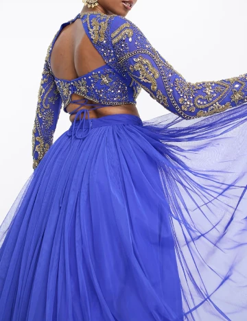 Top ASOS, albastru Albastru