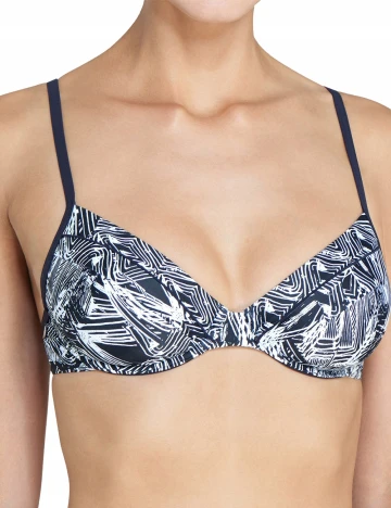 Sutien de baie Sloggi by Triumph, bleumarin inchis Albastru