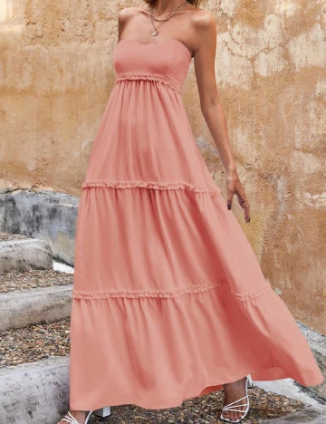 Rochie lunga SHEIN, roz Roz