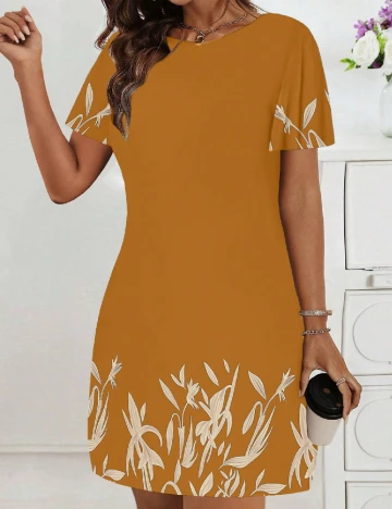 Rochie scurta SHEIN, portocaliu Portocaliu