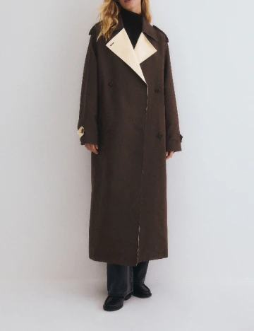 Trench Reserved, maro inchis Maro