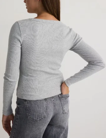 Bluza Reserved, gri deschis
