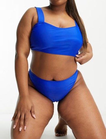 
						Chilot de  baie Brave Soul Plus Size, albastru