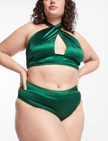 Chilot de baie South Beach Curve, verde