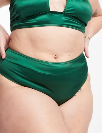 Chilot de baie South Beach Curve, verde