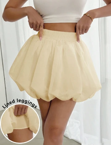 Fusta pantalon SHEIN, crem Crem
