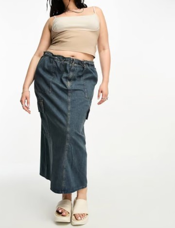 
						Top Collusion Plus Size, crem