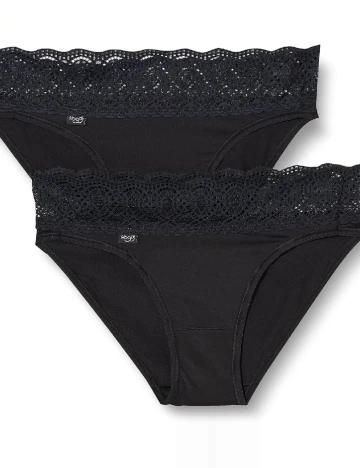 Set chiloti 2 perechi Sloggi by Triumph, negru