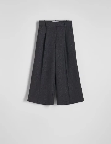 Pantaloni Reserved, gri inchis