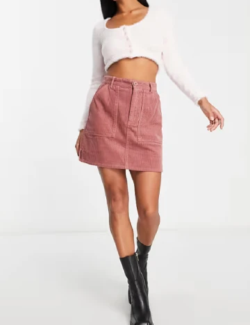 Fusta ASOS, roz pudra