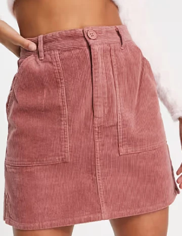 Fusta ASOS, roz pudra