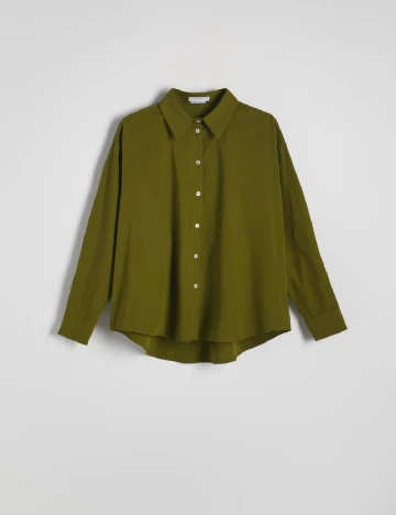 Camasa Oversize Reserved, verde