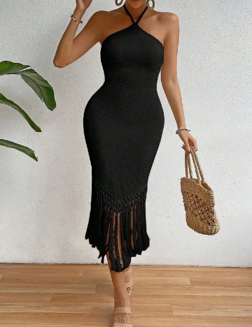Rochie medie SHEIN, negru
