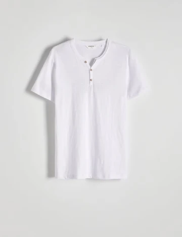 Tricou Reserved, alb